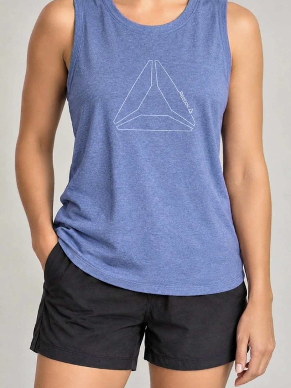 Reebok Women's Athletic Tank Top in Blue Size XXXL Like New